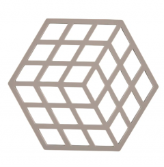 Zone Denmark Σουπλά Για Ζεστά Σκεύη Σιλικόνης 16x14 - Cube Taupe