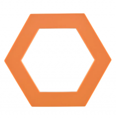 Zone Denmark Σουπλά Για Ζεστά Σκεύη Σιλικόνης 16x14 - Bold Orange