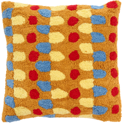 Villa Collection Μαξιλάρι Βαμβακερό Πολύχρωμο 45x45