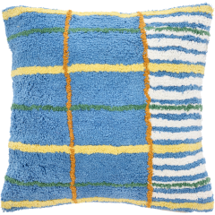 Villa Collection Μαξιλάρι Βαμβακερό Μπλε 45x45