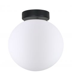 Viokef Πλαφονιέρα Λευκή/Μαύρη Δ15 Stone 4236900