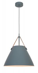 Viokef Φωτιστικό Οροφής Μεταλλικό Γκρι Ø27 Hector 4253700