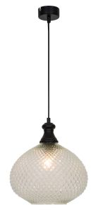 Viokef Φωτιστικό Οροφής Γυάλινο Διάφανο Anette 4233400