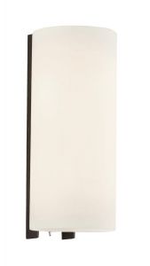 Viokef Δίφωτο Φωτιστικό Τοίχου Γυάλινο Λευκό Bishop 4229400