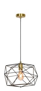 Viokef Φωτιστικό Οροφής Μεταλλικό Μαύρο Komodo 4217800