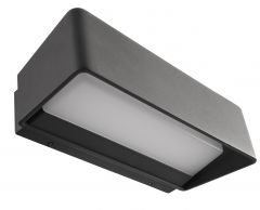 Viokef Απλίκα Εξωτερικού Χώρου Led Αλουμινίου Ανθρακί 24,8x7 Edison 4255500