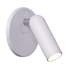 Viokef Χωνευτή Απλίκα Led Μεταλλική Λευκή Ø7,5 Emma 4244700