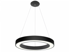 Viokef Φωτιστικό Οροφής Led Μεταλλικό Μαύρο Apollo 4214001