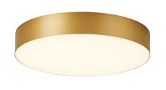 Viokef Πλαφονιέρα Led Αλουμινίου Χρυσή Bruce 4235300-Dimmable