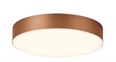 Viokef Πλαφονιέρα Led Αλουμινίου Καφέ Bruce 4235301-Dimmable