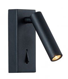 Viokef Απλίκα Led Μεταλλική Μαύρη Zen 4229301