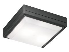 Viokef Πλαφονιέρα Εξωτερικού Χώρου Ανθρακί Leros 4049304