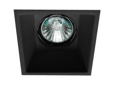 Viokef Χωνευτό Σποτ Αλουμινίου Μαύρο Rob 4183001