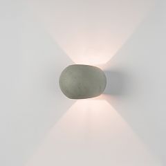 Zambelis Lights Απλίκα Τοίχου Τσιμεντένια Γκρι 180021