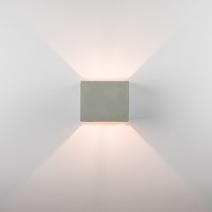 Zambelis Lights Απλίκα Τοίχου Τσιμεντένια Γκρι 180023