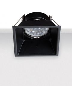 Zambelis Lights Χωνευτό Σποτ Αλουμινίου Μαύρο S009