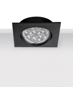 Zambelis Lights Χωνευτό Σποτ Αλουμινίου Μαύρο S014