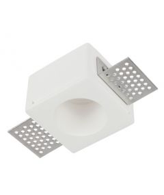 Zambelis Lights Χωνευτό Σποτ Γύψινο Λευκό S048