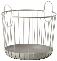 Zone Denmark Καλάθι Οργάνωσης Μεταλλικό Ø40,6x41,1 - Inu Taupe