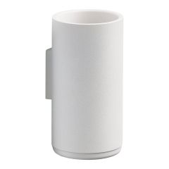 Zone Denmark Επιτοίχια Ποτηροθήκη Αλουμινίου/ABS Ø7,5x13,6 - Rim White