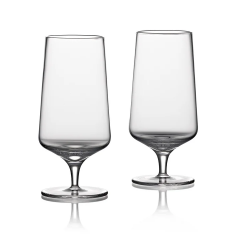 Zone Denmark Ποτήρια Μπύρας Κρυστάλλινα Σετ 2 Τμχ 300 ml - Rocks Clear