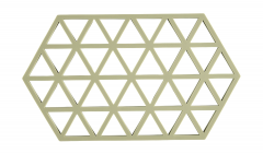 Zone Denmark Σουπλά Για Ζεστά Σκεύη Σιλικόνης 24x14 - Triangles Matcha Green