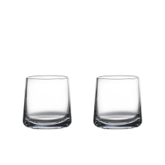 Zone Denmark Ποτήρια Ποτού Lowball Κρυστάλλινα Σετ 2 Τμχ 220 ml - Rocks Clear