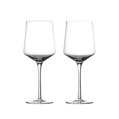 Zone Denmark Ποτήρια Κρασιού Κρυστάλλινα Σετ 2 Τμχ 300 ml - Rocks Clear